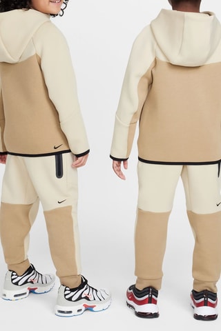 Sweat à capuche et pantalon polaire - Kaki et ivoire