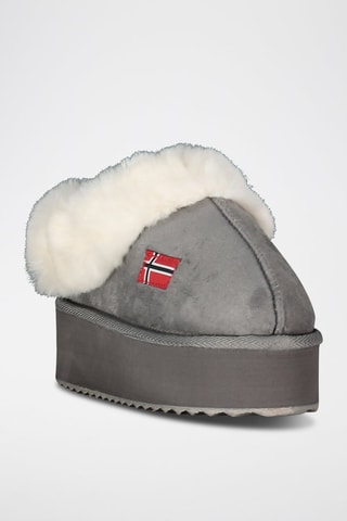 Gevoerde Platform Low Boots Oninkasi - Grijs