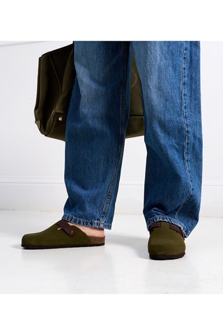 Sabot in pelle Noe - Verde