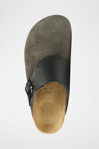 Sabot in pelle Dia - Grigio