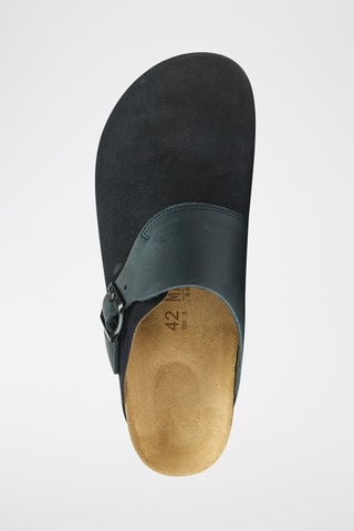 Sabot in pelle Dia - Navy