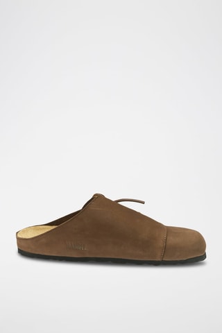 Sabot in pelle Ester - Marrone