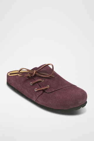 Sabot in pelle Ester - Bordeaux