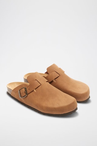 Sabot in ecopelle Noé - Marrone 