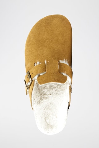 Sabot in pelle Noe - Marrone