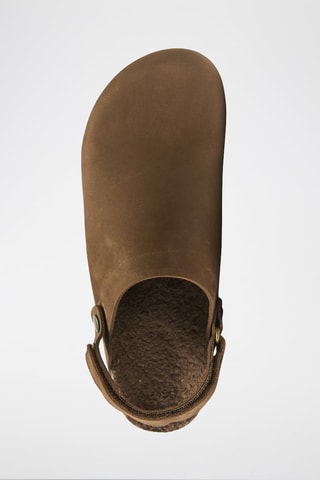 Sabot in pelle Adam - Marrone