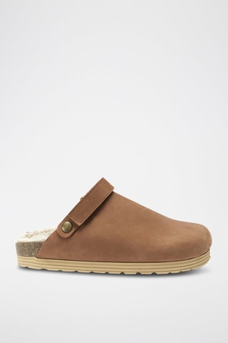 Sabot in pelle Adam - Marrone