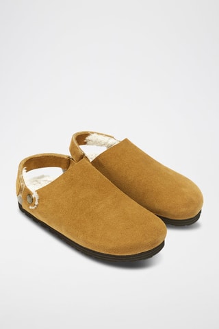 Sabot in pelle Adam - Marrone