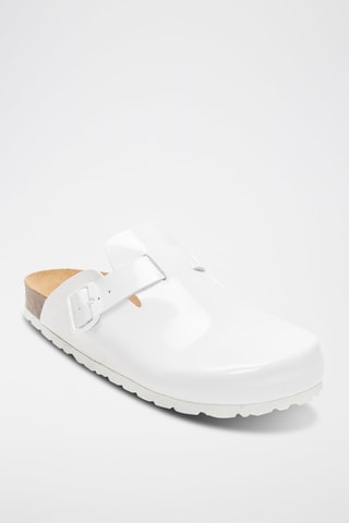 Sabot verniciati Noe - Bianco 