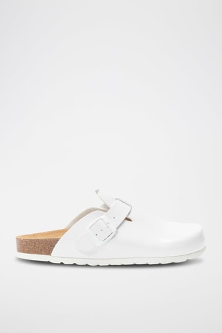 Sabot verniciati Noe - Bianco 