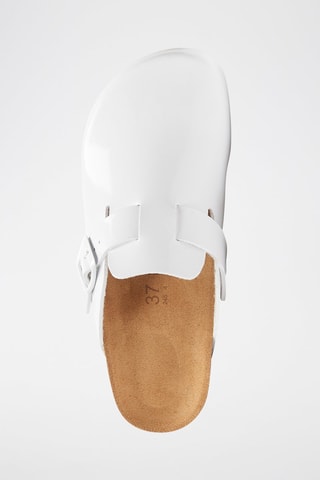 Sabot verniciati Noe - Bianco 