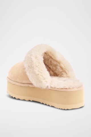 Sabot platform Sabina - Beige