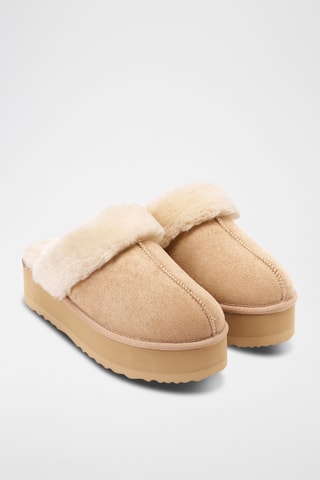 Sabot platform Sabina - Beige