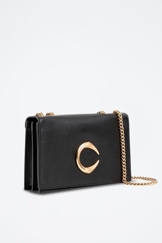 Leren Handtas Zwart - Cavalli Class