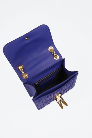 Schapenleren Schoudertas Marineblauw