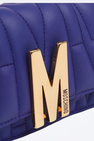 Schapenleren Schoudertas Marineblauw