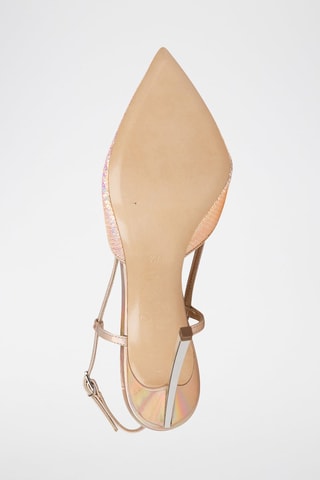 Leren Pumps Blade Pump -  Roségoudkleurig - Casadei