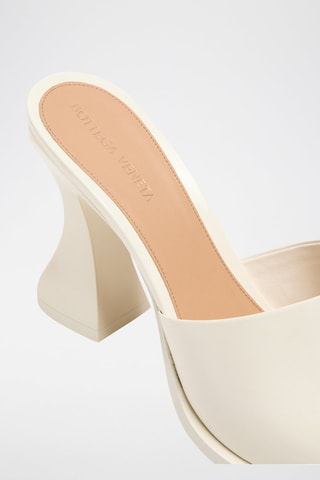 Leren Muiltjes Cha Cha - Wit - Bottega Veneta