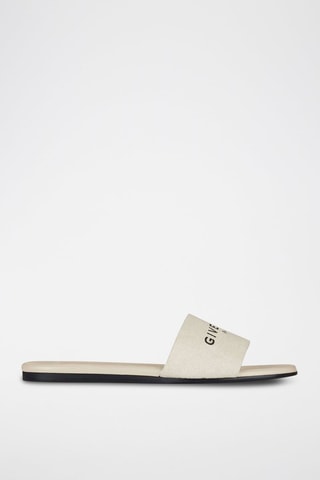 Leren Muiltjes 4G - Beige en Zwart - Givenchy