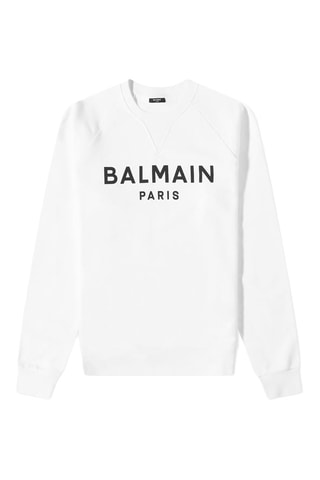 Sweater Classic Paris Crew - Wit - Balmain