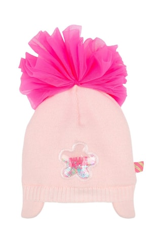 Bonnet aviateur et snood - Rose - Billieblush