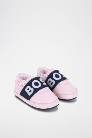 Chaussons en cuir de mouton - Rose - Boss