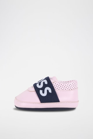 Chaussons en cuir de mouton - Rose - Boss