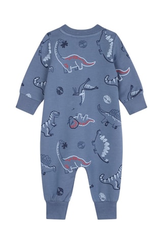 Combinaison de pyjama et bonnet en coton biologique - Bleu - Timberland