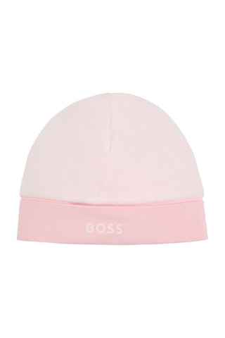 Bonnet en coton biologique - Rose - Boss