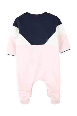 Bonnet et dors-bien en coton biologique - Rose et bleu marine - Boss