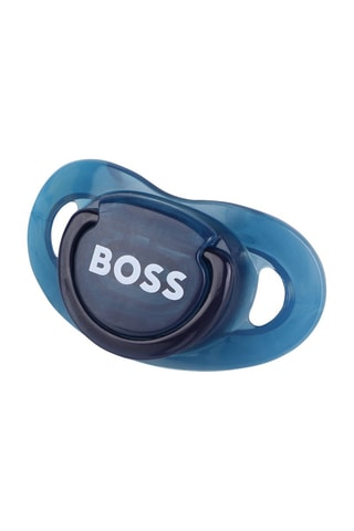 Sucette  Bleu cobalt et blanc 