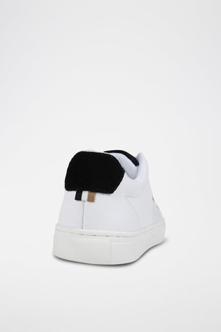Baskets en cuir - Noir et blanc - Boss