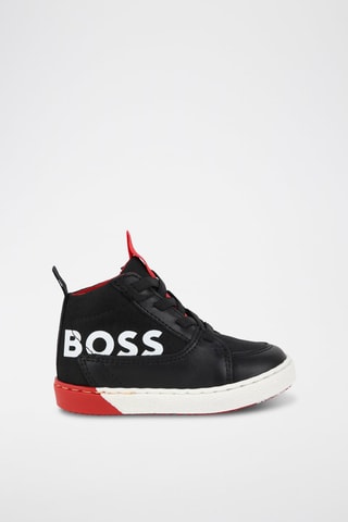 Baskets montantes en cuir - Noir - Boss