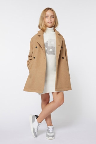 Baskets en cuir - Blanc et gris - Boss