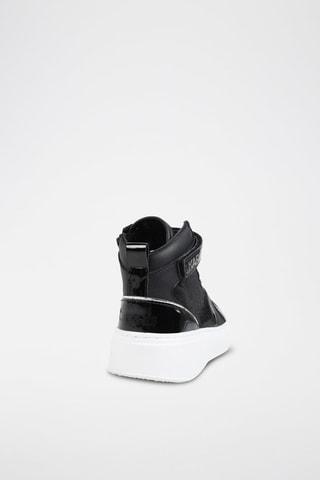 Basket montantes en cuir - Noir - Karl Lagerfeld