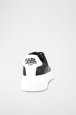 Baskets plateformes en cuir - Noir - Karl Lagerfeld