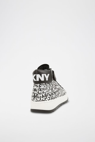 Baskets montantes en cuir - Noir - DKNY