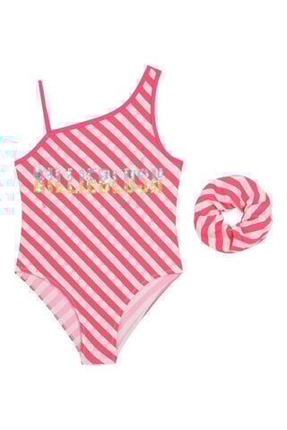 Maillot 1 pièce et chouchou- Rose - Billieblush