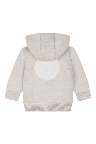 Gilet à capuche - Ivoire chiné - Boss