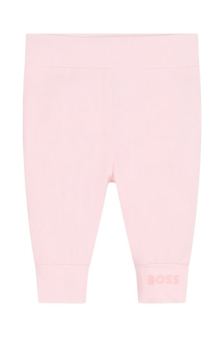Pantalon en coton biologique - Rose - Boss