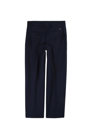 Pantalon en laine - Bleu marine   - Hugo Boss