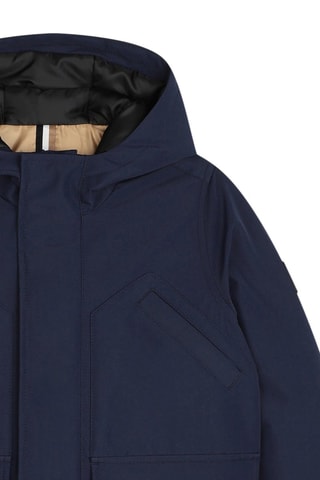 Parka à capuche - Bleu marine - Boss