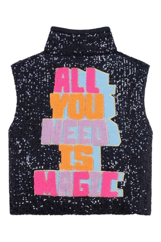 Veste sans manches - Indigo - Billieblush