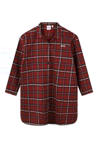 Robe chemise - Rouge - Boss