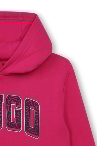 Robe sweat à capuche - Fuchsia - Hugo