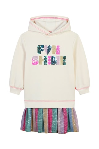 Robe bi-matière - Beige - Billieblush