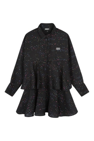 Robe volantée - Noir - DKNY