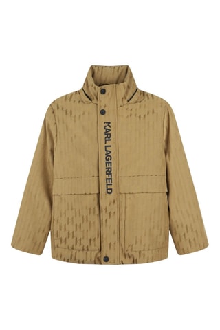 Blouson à capuche - Marron clair - Karl Lagerfeld