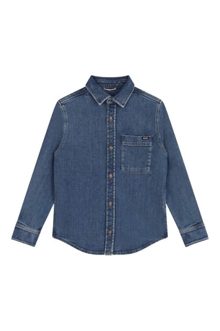 Chemise en jean - Bleu foncé - Boss