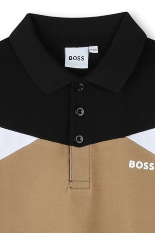 Polo - Beige et noir - Boss